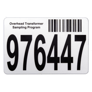 Utility Asset Label
