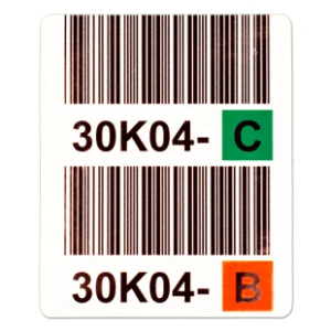 Double Rack Label